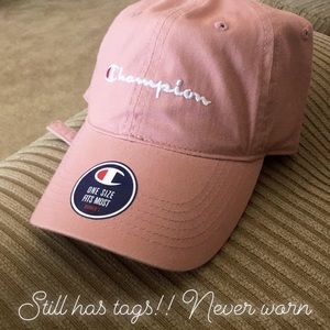 Pink champion hat